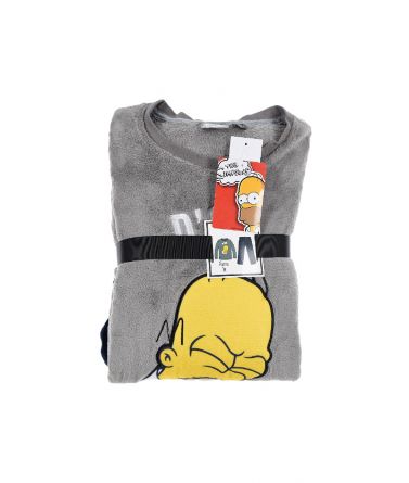 Ανδρική χειμερινή Πιτζάμα fleece SIMPSON Sun City - 3
