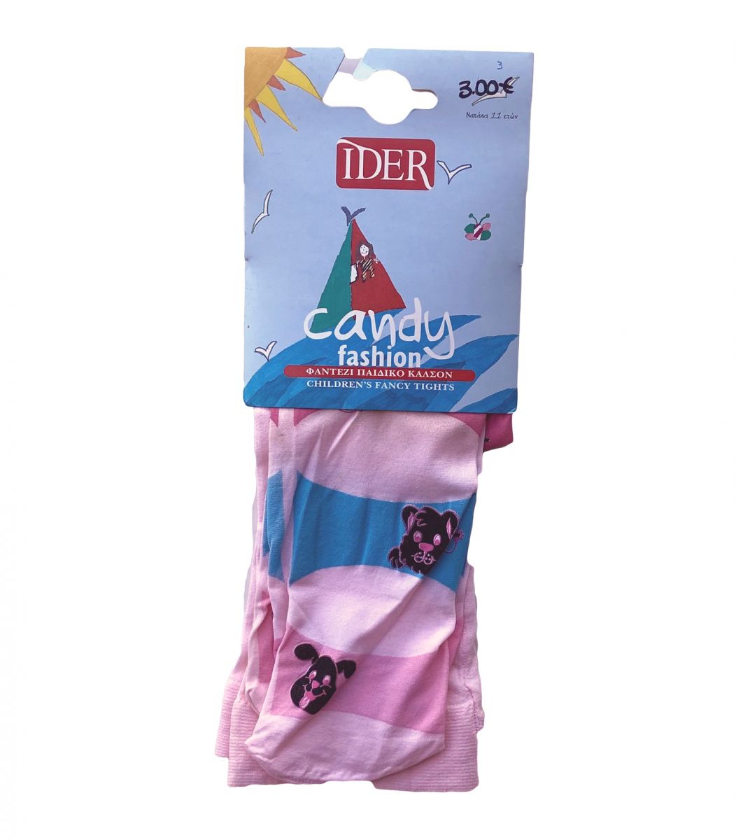Ider Παιδικό καλσόν φαρδιές ρίγες ζωάκια IDER - 2