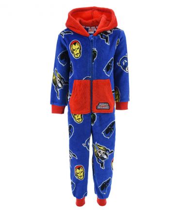 Pyjama Childrens AVENGERS full body Fleece Marvel - 1