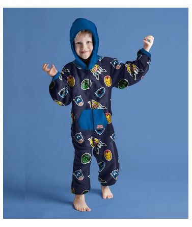 Pyjama Childrens AVENGERS full body Fleece Marvel - 7