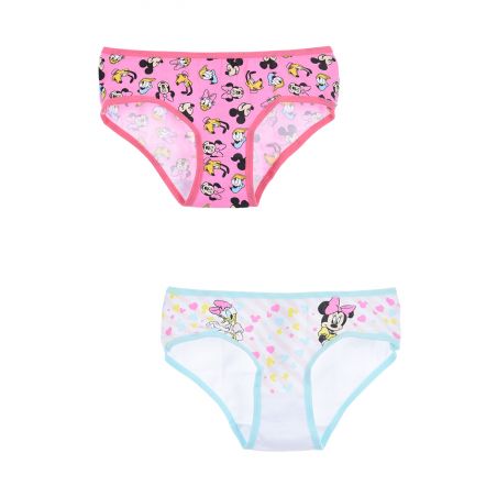 Disney Set 2 παιδικά κυλοτάκια Minnie Mouse, βαμβακερά Sun City - 1