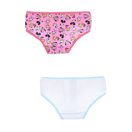 Disney Set 2 παιδικά κυλοτάκια Minnie Mouse, βαμβακερά Sun City - 2