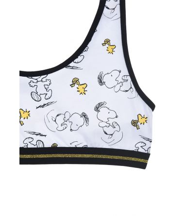 Snoopy γυναικείο Μπουστάκι, βαμβακερό Disney - 5