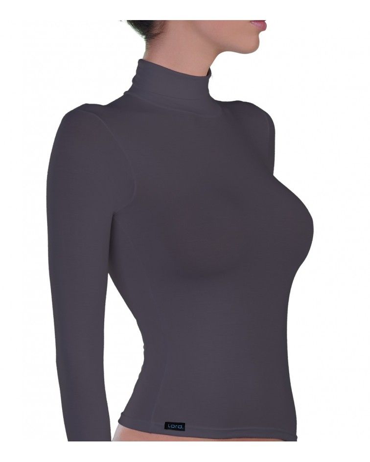 Long Sleeve, Turtle Neck, white