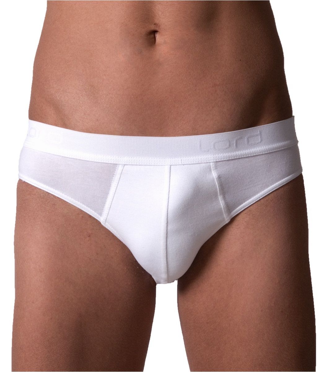 Brief, Ext.Rubber, white