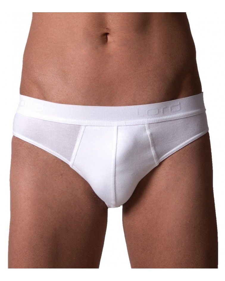 Brief, Ext.Rubber, white