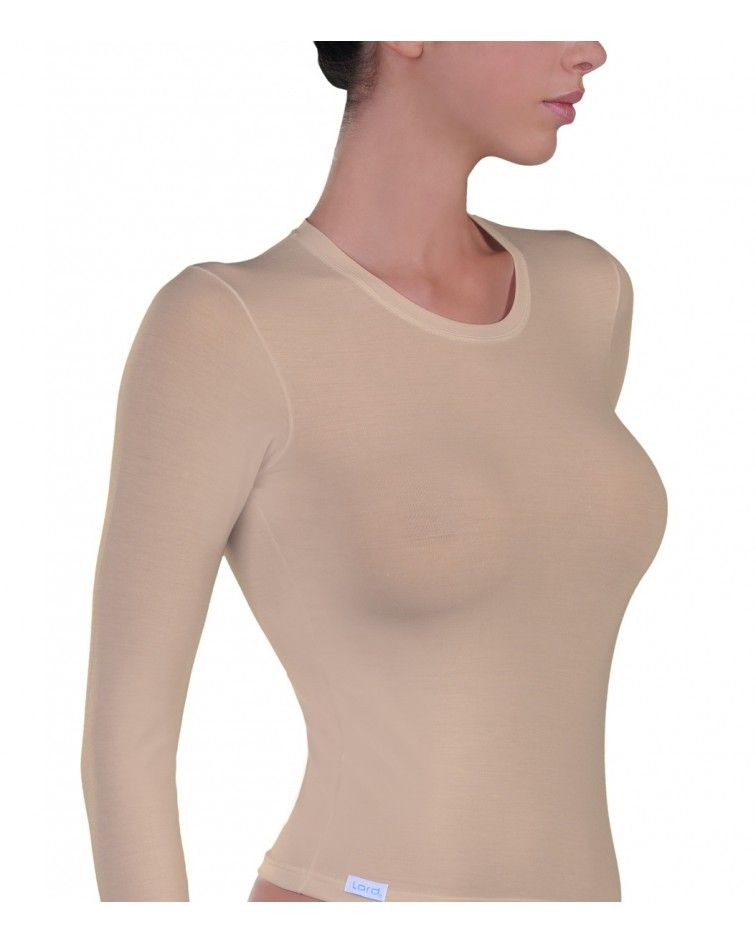 Long Sleeve, micromodal, beige