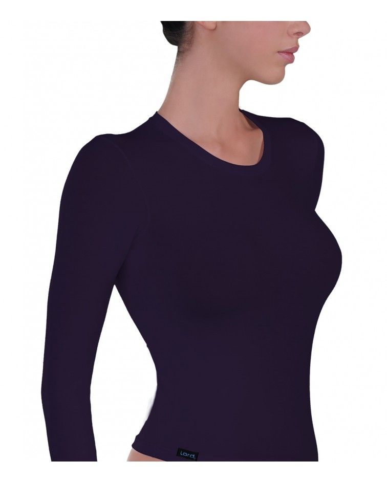 Long Sleeve, micromodal, purple